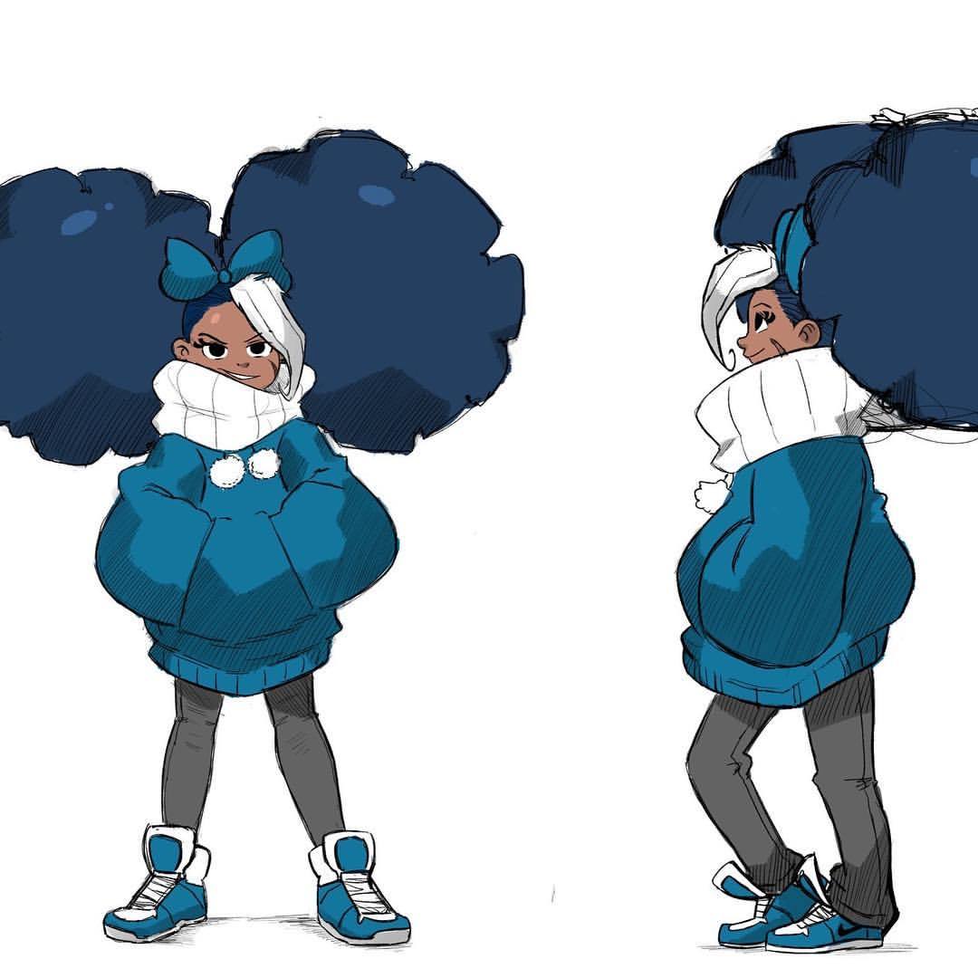 todd-drawz: I did some more work on my MCs (I hate the term OC) as of late. Whenever