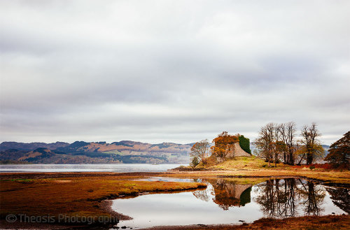 scotianostra: Castle Lachlan  Castle Lachlan, dating from around 1314 was destroyed by fire in 