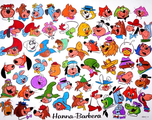 atomic-chronoscaph: Hanna-Barbera Cartoon Characters - art by Patrick Owsley