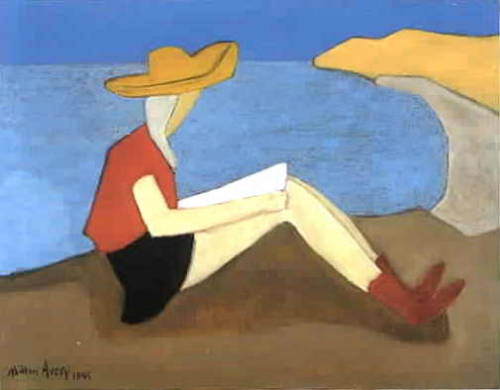 March by the sea    -    Milton Avery  1945 American 1885-1965