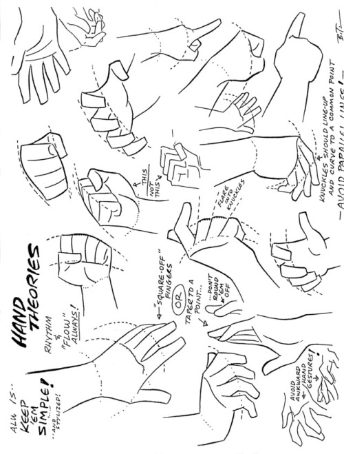 talesfromweirdland:Model sheets from the 1990s cartoon, Batman: The Animated Series. (With some 1970