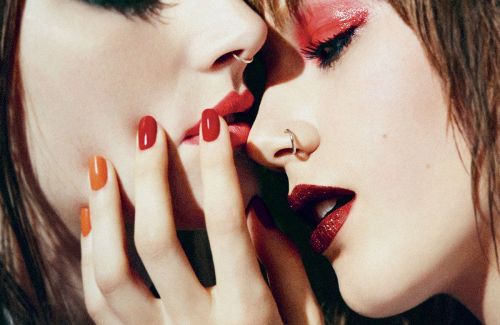 stormtrooperfashion:  Josephine Le Tutour and Valery Kaufman in “Lick Me I’m Delicious” by Theo Wenner for i-D Magazine, Winter 2014