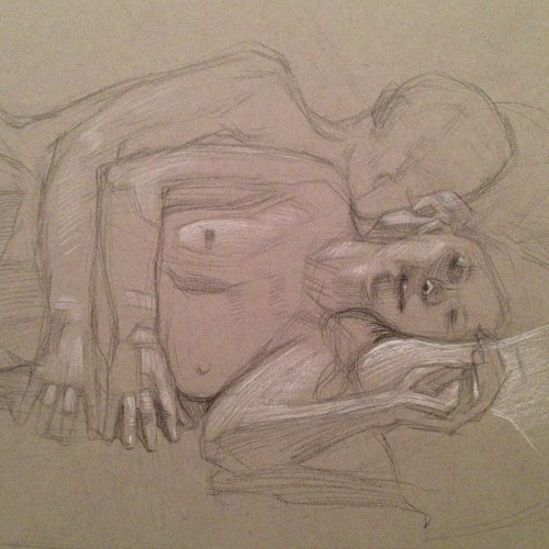 stephencefalo - From figure class tonight so far. #drawing...