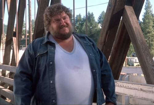 Dennis Burkley in Burt Reynold’s 1987 Malone.