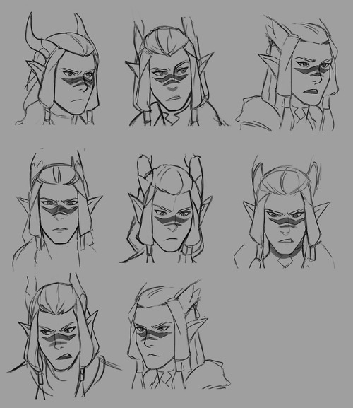 dragonprinceofficial: Here are some early character expression sheets!