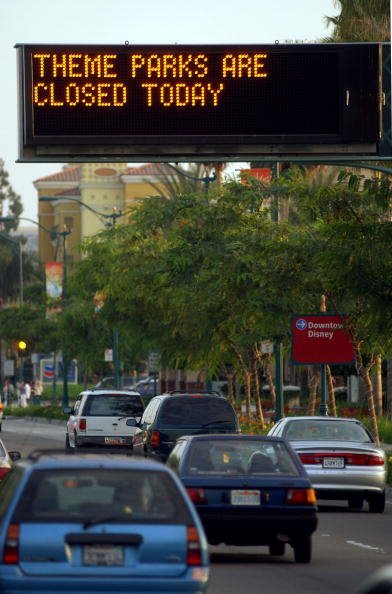 disneylandguru:  This was the traffic sign that greeted Guests traveling to Disneyland