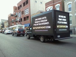 ranranzanzetti:  chartier: 👉 Cards Against Humanity is sending billboard trucks to Net Neutrality protests around the country today. This is our last chance to make calls. Dial 202-759-7597 now to learn more.  THIS NEEDS MORE NOTES!! BOOST THIS! 