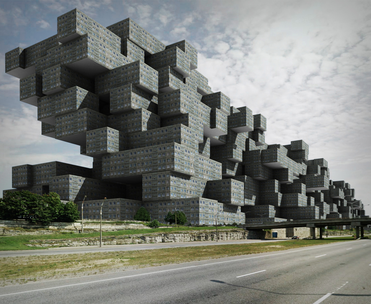 polychroniadis:  ‘Habitat 67′ in Lasnamäe by Francesco De Luca, 2014.