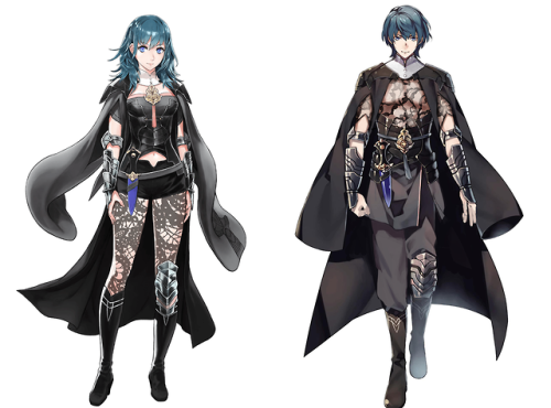 making edits that actually reflect equality(?) of presentation between the two byleths in fire emble