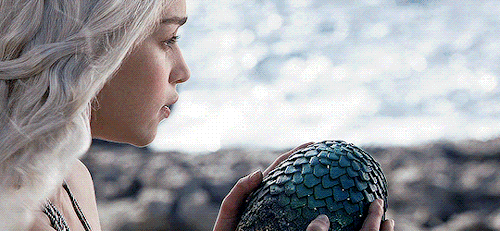 gotladies:Dragons’ eggs, Daenerys. From the Shadow Lands beyond Asshai. The ages have turned them to