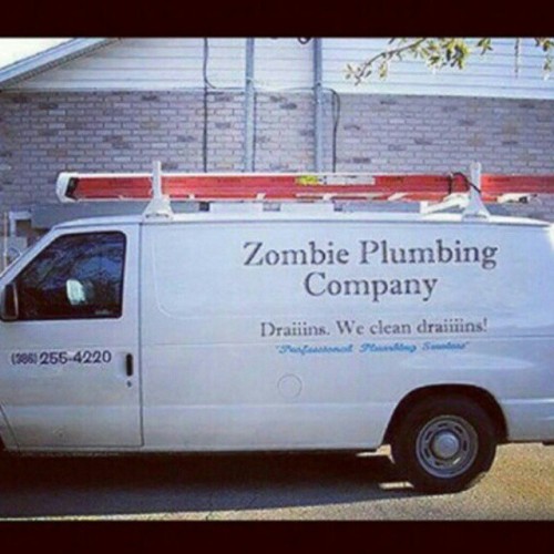 Best plumbers ever… come and get my drainns! Lol #zombies #apocalypse #ZRA #plumbers #zombiep