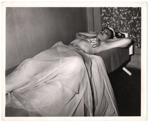 Showgirl (Sherry Briton) sleepingWeegee