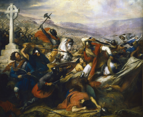 Charles de Steuben’s 1832 painting of the Battle of Tours (sometimes also known as the Battle 