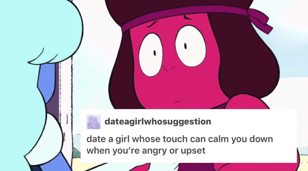 pinkdiamond:  rupphire + date a girl who suggestion