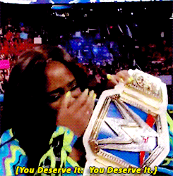 dmc-dmc:  I don’t even watch Wrestling but because i saw that she’s black and