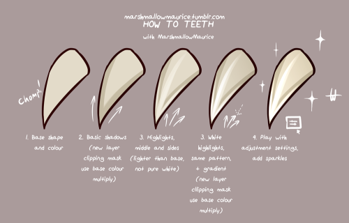 marshmallowmaurice:TEETH | BLOOD | DROOLAs promised, you fine freaks, here are some tutorials for ho