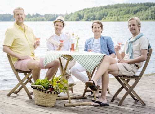 YLVIS PÅ HOLMEN MED CALLE OG MAGNUS