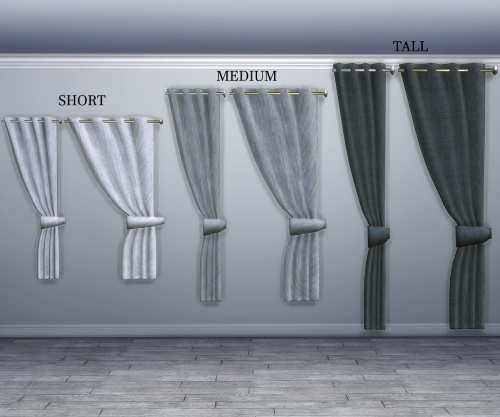 ||  Luxe Curtains || I’ve always felt curtains were kind of lacking in the sims, so we decided