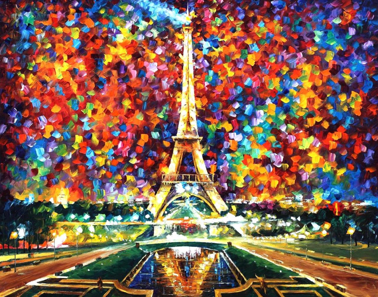 moons-and-mirrors:  jedavu:  Stunning Oil Painting On Canvas By Leonid Afremov  