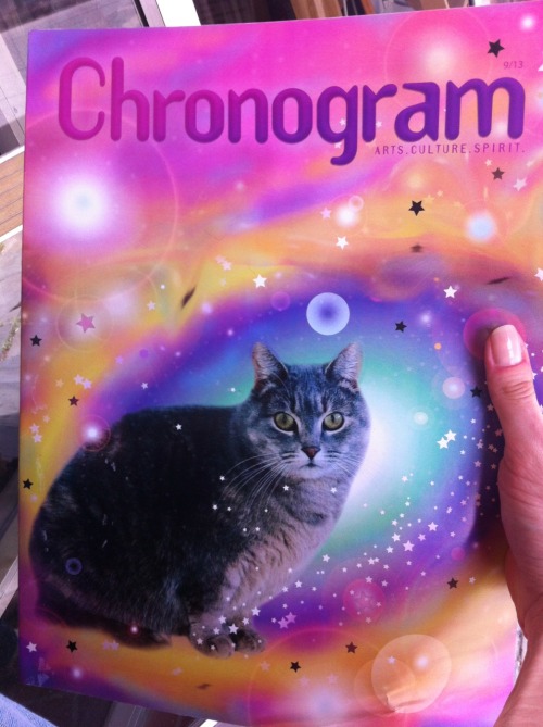 aredhat: Cosmic Chrono Cat by Jaclyn Murray Oh, Chronogram. This has to be your best cover yet. ffff