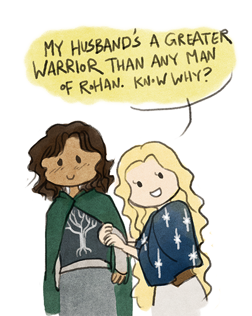 givenclarity:&ldquo;[Faramir] was described by Éowyn as being a greater warrior