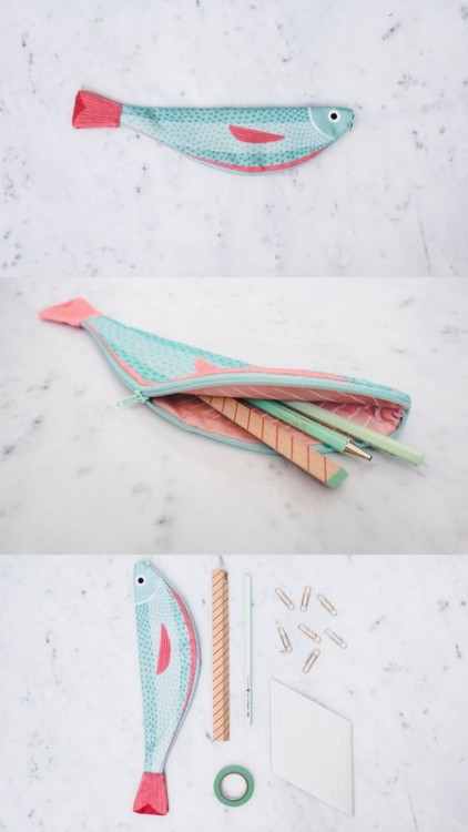 wordsnquotes: culturenlifestyle: Fun Fish Bags by Julia Castaño  Barcelona designer