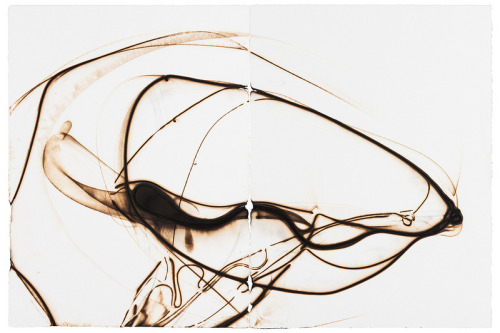 Etsuko Ichikawa, Trace 4314. Glass pyrograph on paper. (Source: Winston Wachter Fine Art Gallery)