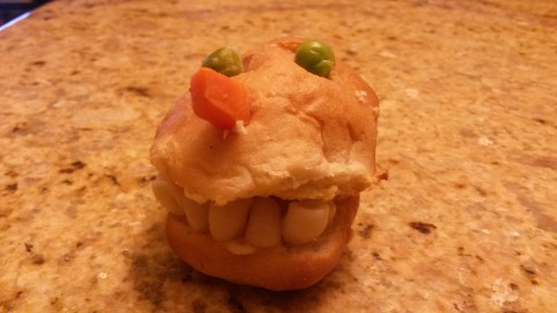 My sister did this during Christmas dinner. Its beautiful and horrifying at the same time. She is 7.