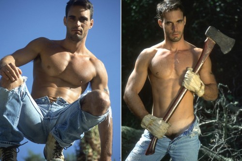 Sexy model Steve Vega - vintage 2Mag photo set.