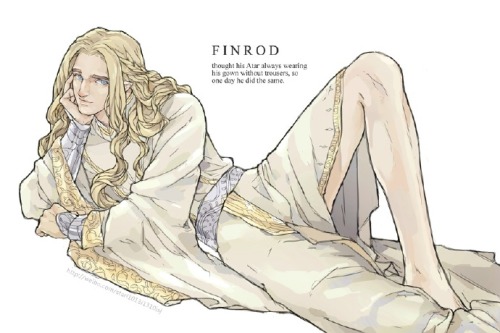 elf-esteem: Clarified caption: “Finrod thought his father (Atar Q.) was always wearing his rob