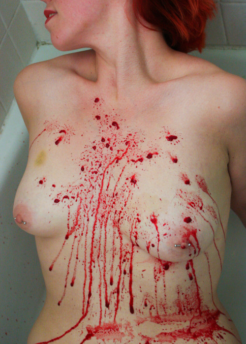 twothornedrose: He got a nose bleed and told me to get naked and get in the tub