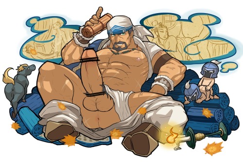 baraflux:  【性欲の秋】徐晃 by 日口 on pixiv
