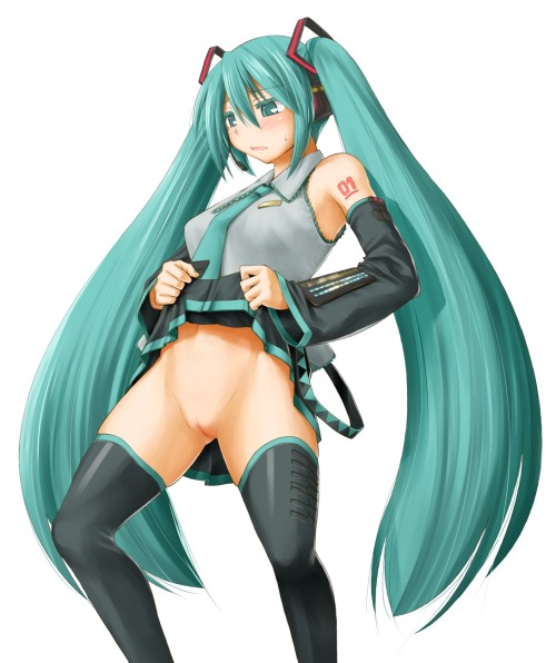 Hatsune Miku flashing!