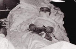 In 1961, Leonid Rogozov, 27, was the only surgeon in the Soviet