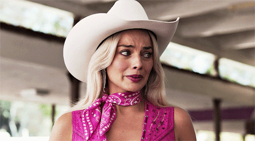MARGOT ROBBIEas Barbie In Barbie (2023) Dir. Greta Gerwig