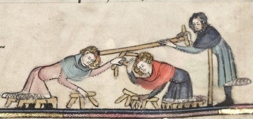 octibbles:preciouspuddingnovice:straightgirl:i love medieval art it’s likefirst there’s a bull just shittin on this guygremlin dude shooting arrows into a mermaids ass ok someone fuckin boneless dancing to this hot violin song what my favorite one