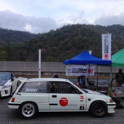 privaterunner:  Osaka JDM E-AT rocking a Private Runners sticker! Kazuhiro is down with the Private Runners!