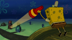 greeno:  there is a fucking part in the new season where spongebob gets worried about squidward being lonely so he shines a flashlight through his window and makes a shadow puppet with his hand and the shadow puppet can actually physically interact with