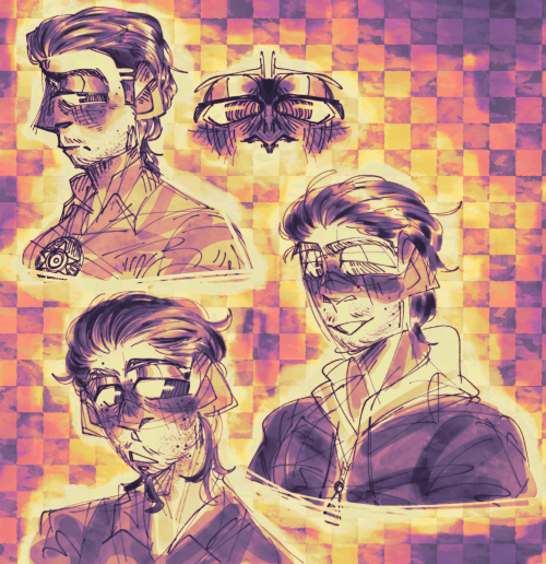 Trying To Figure Out How To Draw Fargo Characters So Here's Some Doodles Of Gator, Yes I Know The Hair