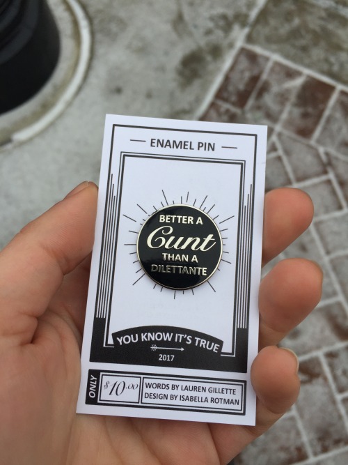 New pin for all muh bitches who cite source material. Pins by Isabella Rotman words by Lauren Gillet