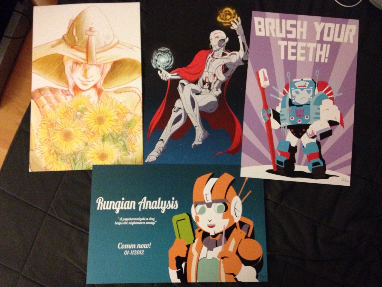 eikuuhyoart:  My new prints came in today and they look great!!!!!