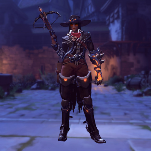 otherwindow: Van Helsing Symmetra: Photon Projector replaced by Flamethrower Crossbow. Energy Ball r