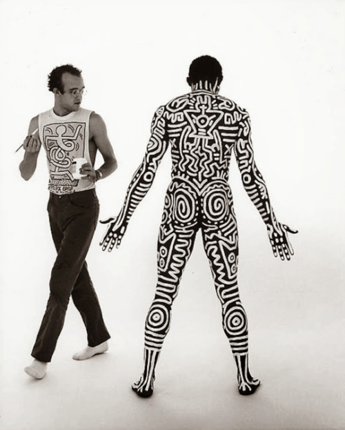 mummyqueerest: Keith Haring + Bill T. Jones, adult photos