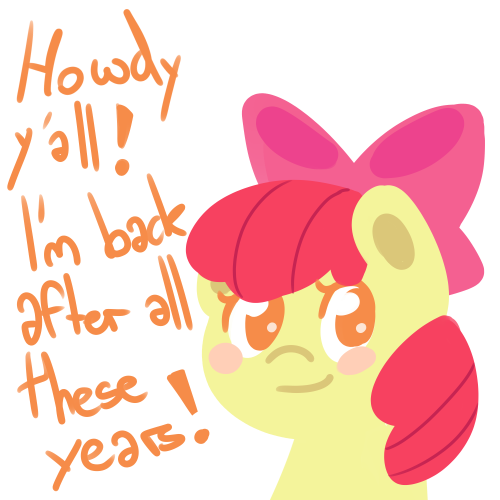 go-ask-applebloom:Can’t wait to answer you guys’ questions!Squee~! ^w^