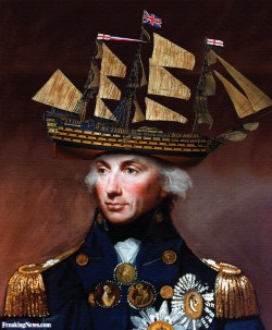 lobsterwarrior:  Horatio Nelson and his new