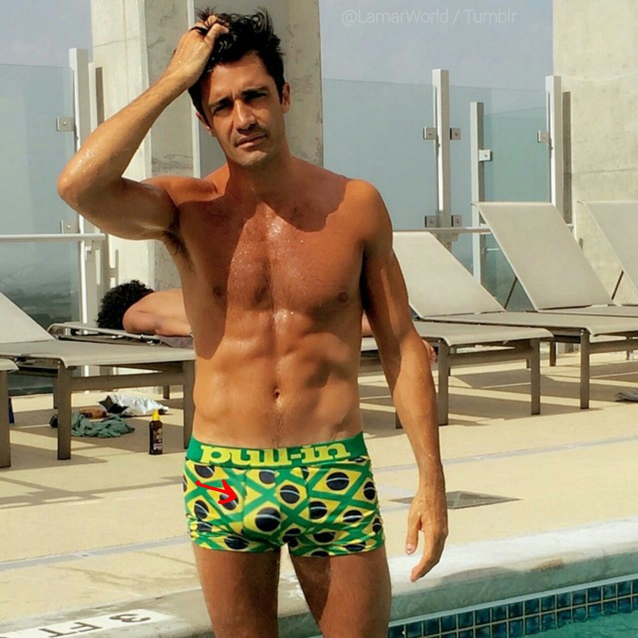 lamarworld:  ( PART 2 of 2 ) actor Gilles Marini ass &amp; bulge  