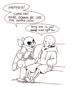 min-play:  Sans, no.I headcanon Underswap Sans to actually be pretty tough. He’s just too much of a cinnamon roll to be dangerous. Maybe.Bonus: