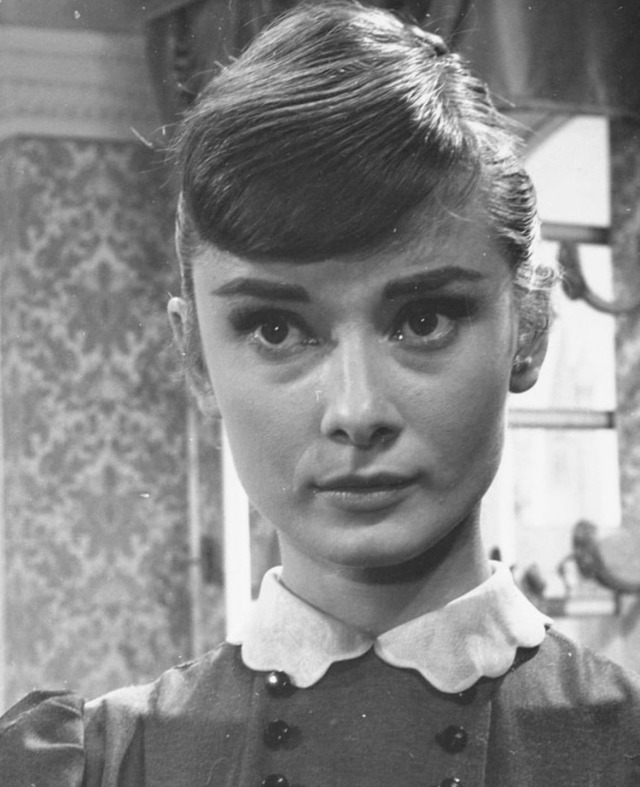 Hair stills of Audrey Hepburn on the set of War and Peace, from Audrey’s personal collection 🤍