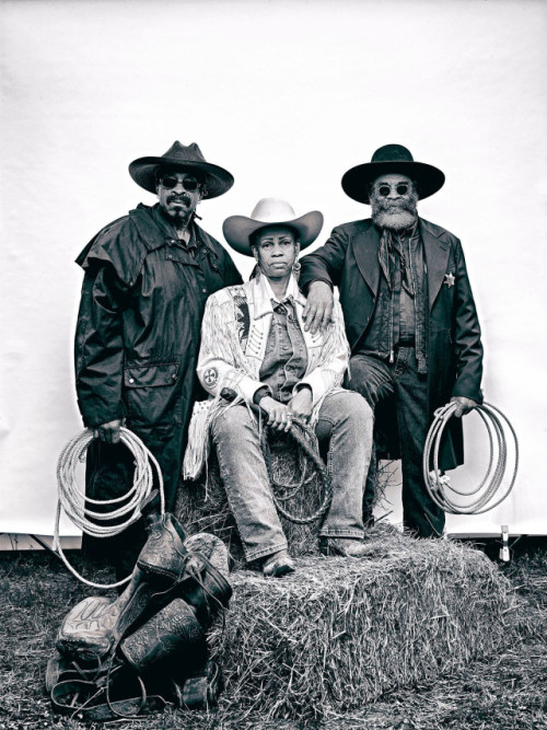 “The Federation of Black Cowboys: An homage to Richard Avedon” by Brad Trent. Based in Queens, The F