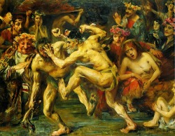 fleurdulys:   Odysseus Fighting with the Beggar  - Lovis Corinth